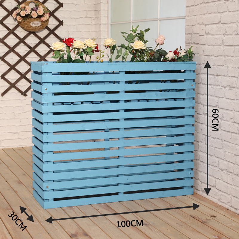 品防腐木餐厅隔断花架木栅栏花盆花槽围栏实木户外花箱客厅装饰促