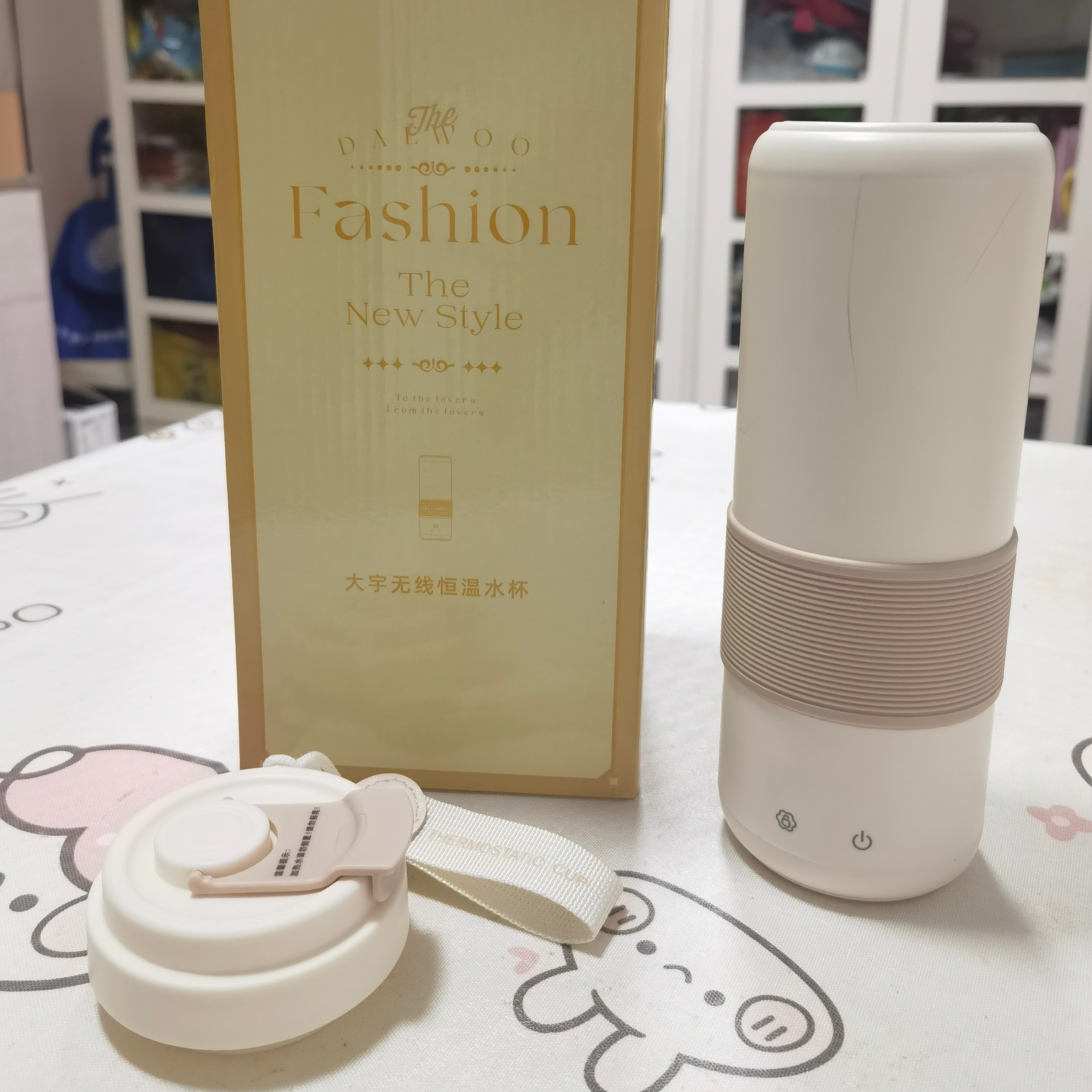 DAEWOO/大宇D12恒温水壶便携烧水杯婴儿专用泡奶机小型无线调奶器