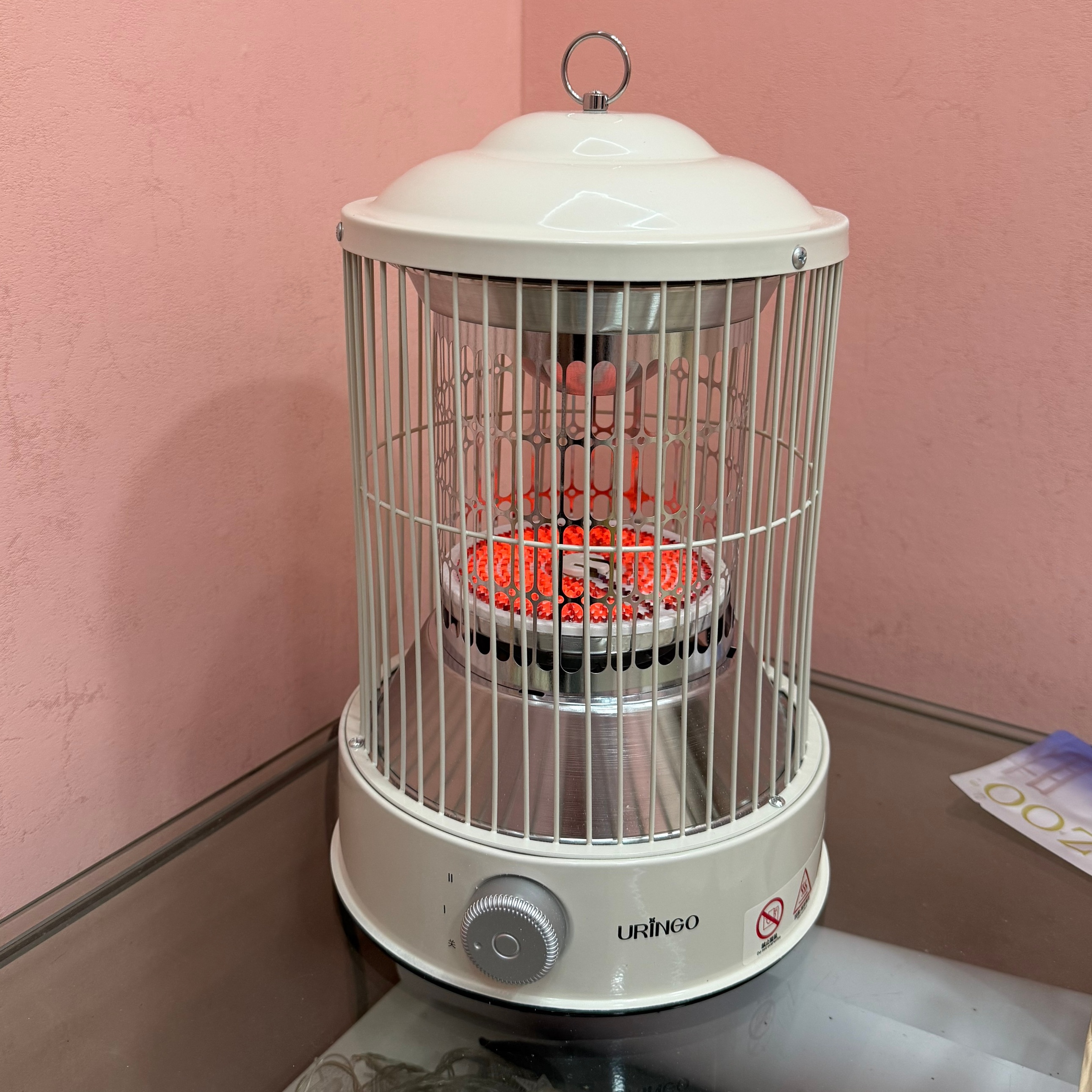 七彩叮当QC-QN02鸟笼式取暖器家用小型节能速热电暖器火炉烤火器