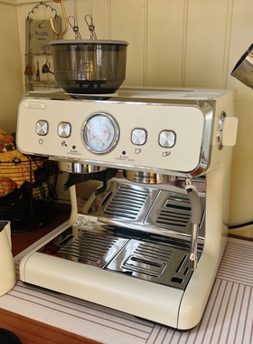 Barsetto/百胜图 BAE-2SA双锅炉半自动咖啡机家用意式研磨一体机