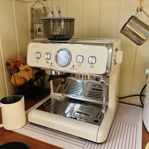 Barsetto/百胜图 BAE-2SA双锅炉半自动咖啡机家用意式研磨一体机