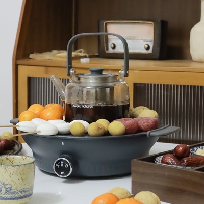 MORPHY RICHARDS/摩飞电器MR6083围炉煮茶烤火炉套装电陶炉电烤炉