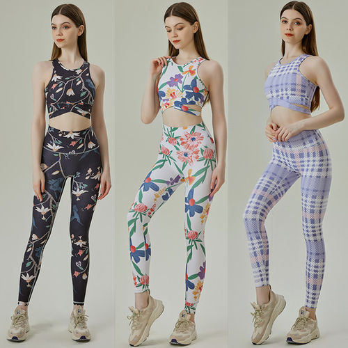 欧美高级感瑜伽服套装女性感时尚