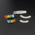 Fang Drip Oil Colorful Silver Set