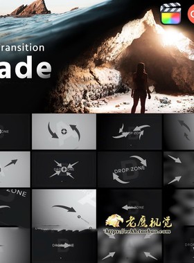 FCPX转场插件-51个淡入淡出平滑黑场渐隐过渡 mTransition Fade