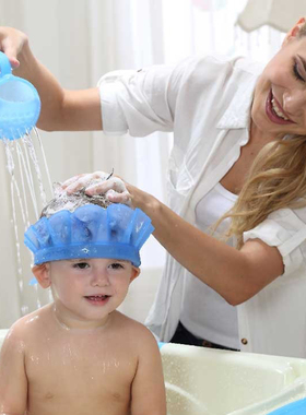 美国Kair 儿童洗发花洒宝宝硅胶加厚沐浴洗头杯小孩婴儿水勺