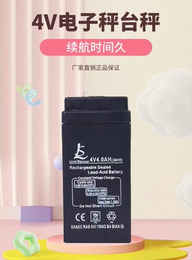 天能林氏晟阳旺威电子称电池4V4.0AH电子称计价秤台秤电池4v配件