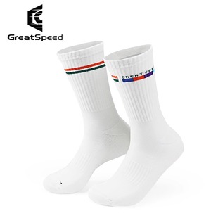 四大满贯GreatSpeed法网网球袜子男女休闲长筒袜运动袜毛巾底防滑