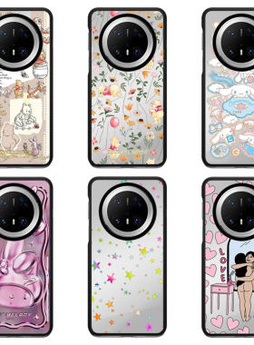 维尼熊美乐蒂彩色星星大耳狗适用于华为mate80Pro Max手机壳mate70pro/60Pro+防摔壳磁吸保护套
