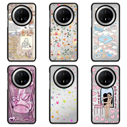 维尼熊美乐蒂彩色星星大耳狗适用于华为mate80Pro Max手机壳mate70pro/60Pro+防摔壳磁吸保护套