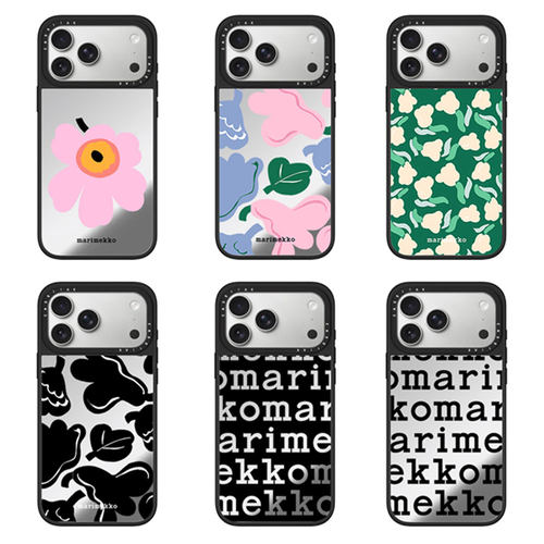 CASEJiAK Marimekko花朵适用于iPhone17 16Pro Max手机壳苹果12 13 14 15Pro/plus磁吸Air防摔保护壳套