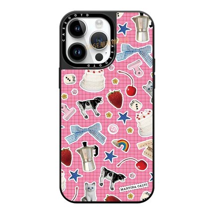 CASE Martina Calvi爱心手账适用于苹果手机壳iPhone17 16ProMax12 13 14 15Pro/plus air手机防摔保护壳套