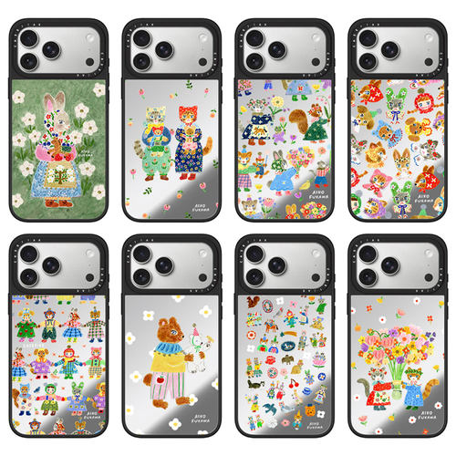 CASEJiAK Aiko Fukawa系列兔兔拥抱适用于iPhone苹果17 16Pro Max手机壳13 14 15Pro/plus磁吸Air防摔保护套