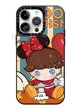 CASE泡泡玛特DIMOO男孩米妮米奇明星同款适用于苹果手机壳iPhone17 16Pro Max12 13 14 15Pro/plus磁吸保护壳