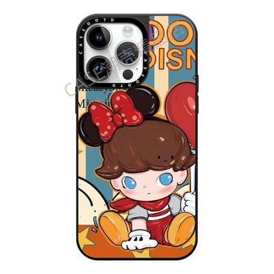 CASE泡泡玛特DIMOO男孩米妮米奇明星同款适用于苹果手机壳iPhone17 16Pro Max12 13 14 15Pro/plus磁吸保护壳