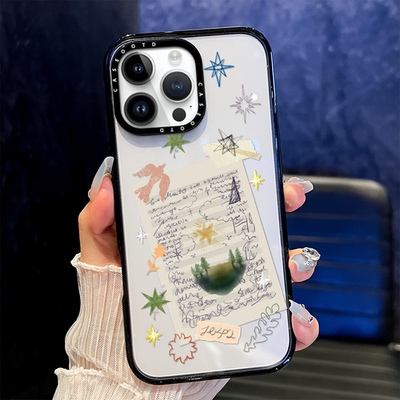 CASE联名欧阳娜娜森林秘境适用于苹果手机壳iPhone17/16/15/14/13/12Pro Max plus防摔磁吸保护壳亚克力