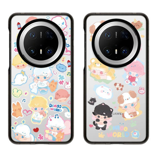 泡泡玛特DIMOO男孩适用于华为mate80Pro max手机壳Mate70 60Pro+防摔壳透明磁吸保护套可爱卡通