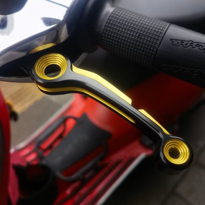 iSHOXS刹车把vespa春天冲刺150 gts300 gtv300改装牛角锻造铝合金