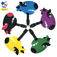 Креативный самолет для путешествий, чемодан, аксессуар на рюкзак, багажная бирка, делается под заказ