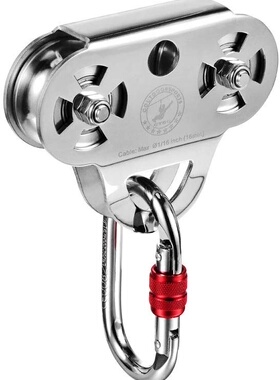 CTSC大型商用旅游景区用滑索溜索不锈钢滑轮匹配最粗16毫米钢丝绳