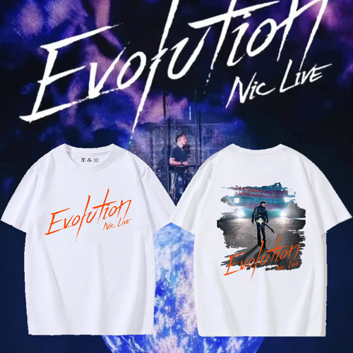 谢霆锋Evolution进化演唱会同款周边t恤男女歌迷粉丝应援衣服纯棉
