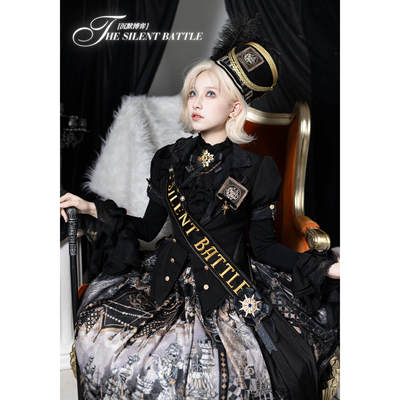 【尾款补款】物语者原创 沉默博弈 国际象棋元素lolita 裙装页面