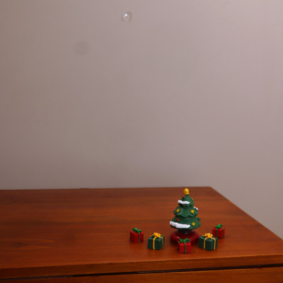 圣诞桌面氛围小摆件树脂圣诞树中控台车上新车礼物车内装饰品摆件