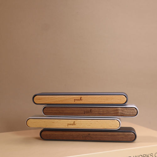 临时停车牌diy底座可隐藏双号码实木汽车车载胡桃木挪车号码牌