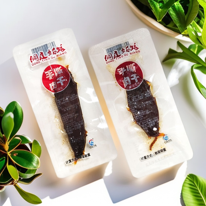 洞庭姑娘手撕肉干小包装7g零食湖南风味休闲麻辣熟食即食香辣小吃