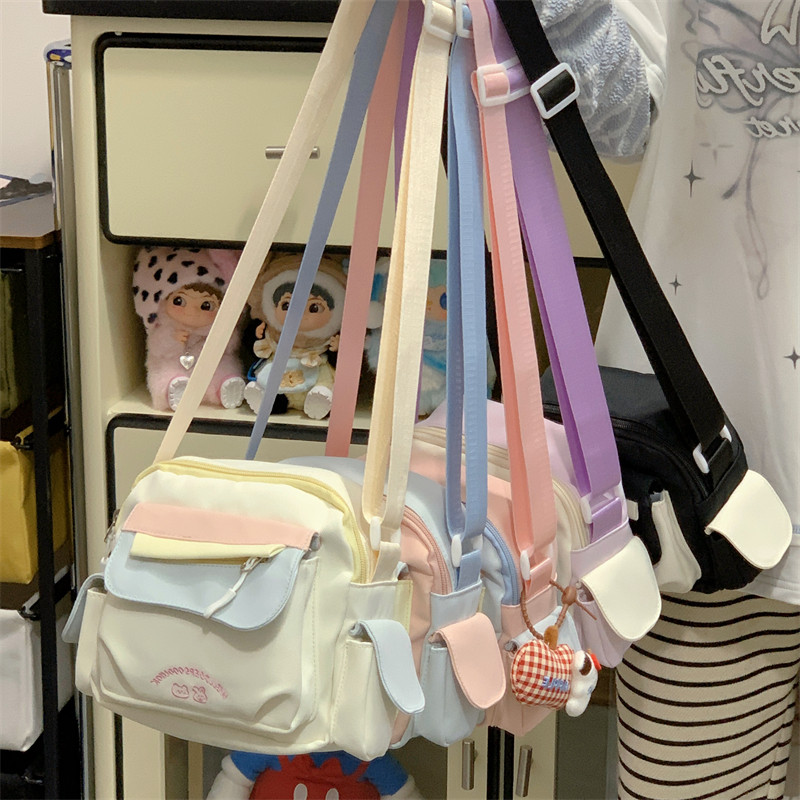 繁花繁星日韩风撞色小方包女学生斜挎包可爱少女百搭休闲包外出,箱包皮具/热销女包/男包,小方包,淘宝优惠券,粉丝福利购,淘宝优惠卷