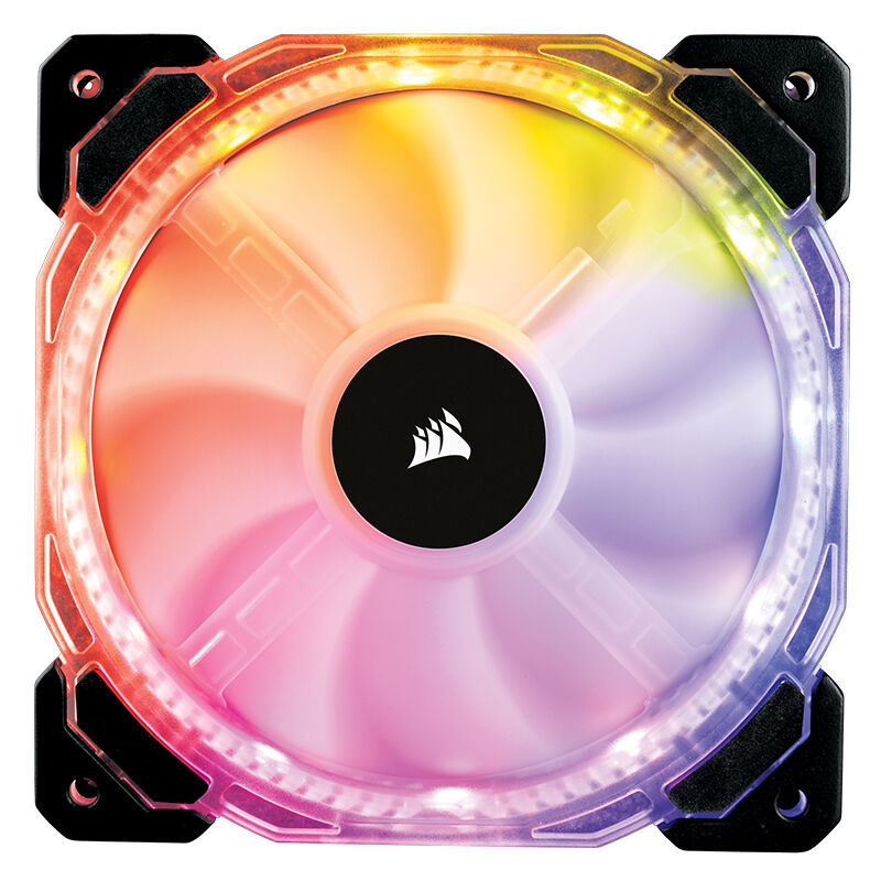 º£µÁ´¬HD120 140 RGB LED ¶à²ÊµÆ¹âÆß²Ê±äÉ«»úÏä·çÉÈÉ¢ÈÈÆ÷12CM