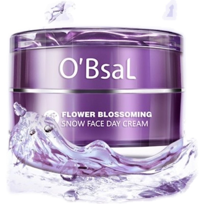 焕亮肌肤改善暗哑精品台湾欧贝雪花漾雪颜水润提亮植物提炼日霜