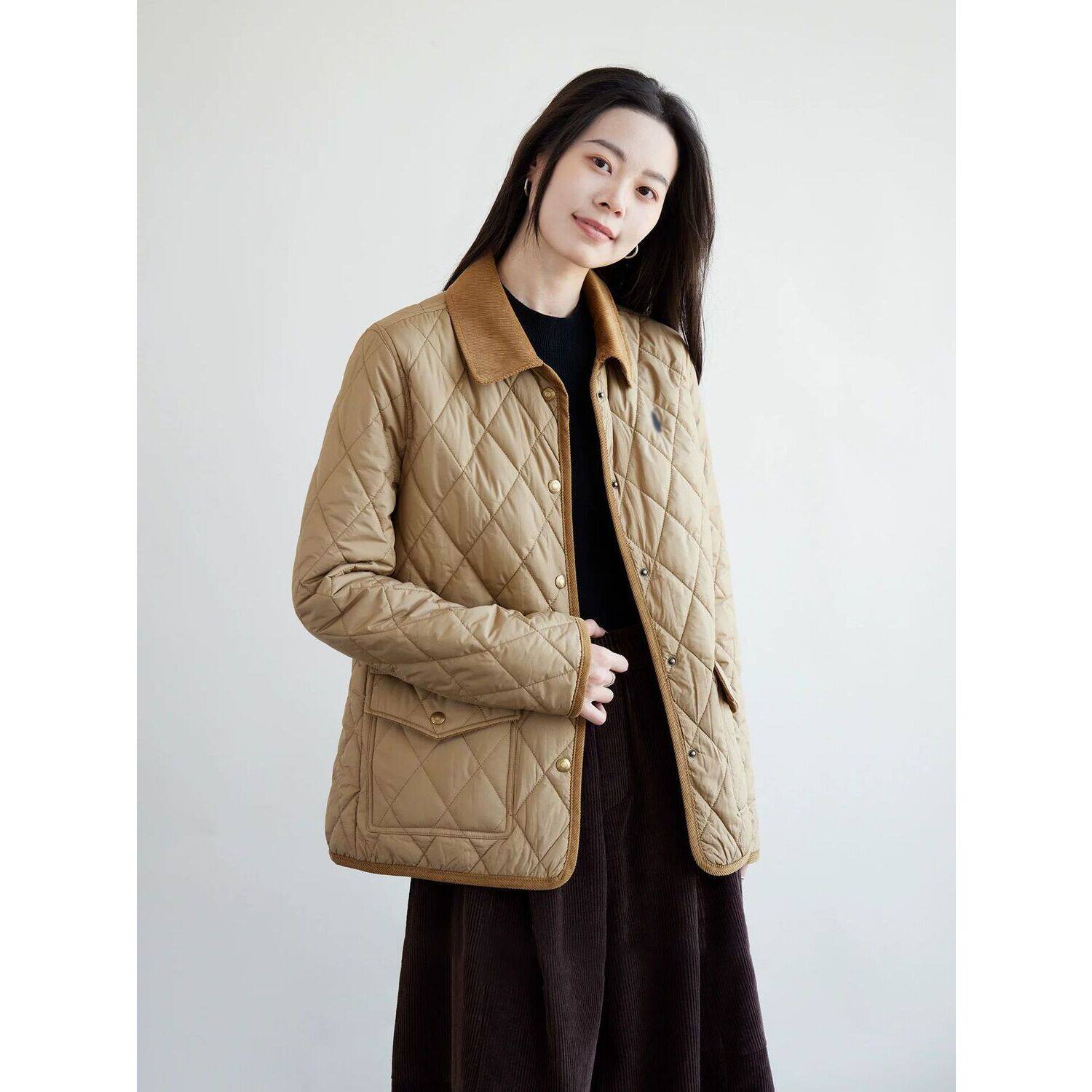 休闲风直筒型棉衣/棉服