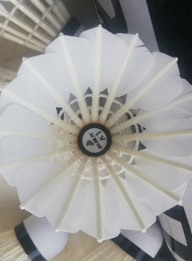 耐打超性价比凯健龙K1K3K6L1L2L3鹅毛拉直羽毛球球馆用球鹅毛球