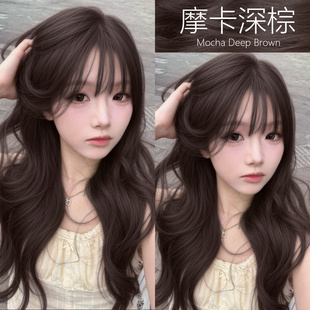 摩咖深棕色染发膏女纯2026新款植物盖白发自己染发剂学生党不明显