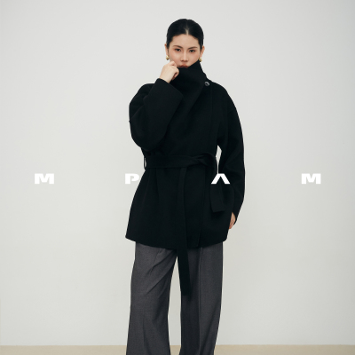 【MPAM】高支2026年新款秋冬山羊绒宽松中长款浴袍风大衣917店铺
