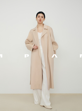 【MPAM】秋冬新款双面羊毛呢大衣中长款958店铺