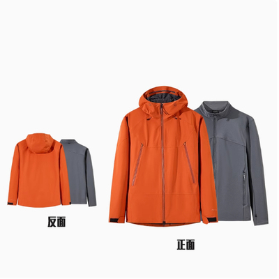 安踏冠军户外系列丨防水冲锋衣外套梭织内胆两件套男装152440616