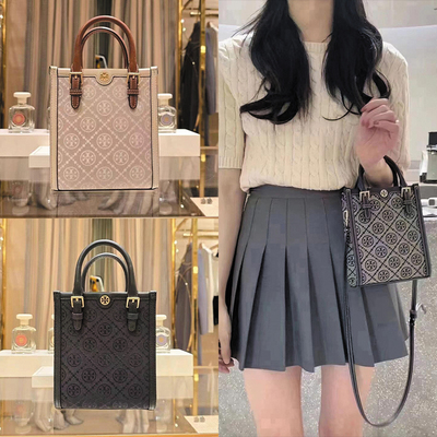 代购TB女包琴谱包Monogram迷你经典老花帆布单肩斜挎手提包小方包