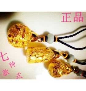 金箔挂饰项链送亲人吊坠