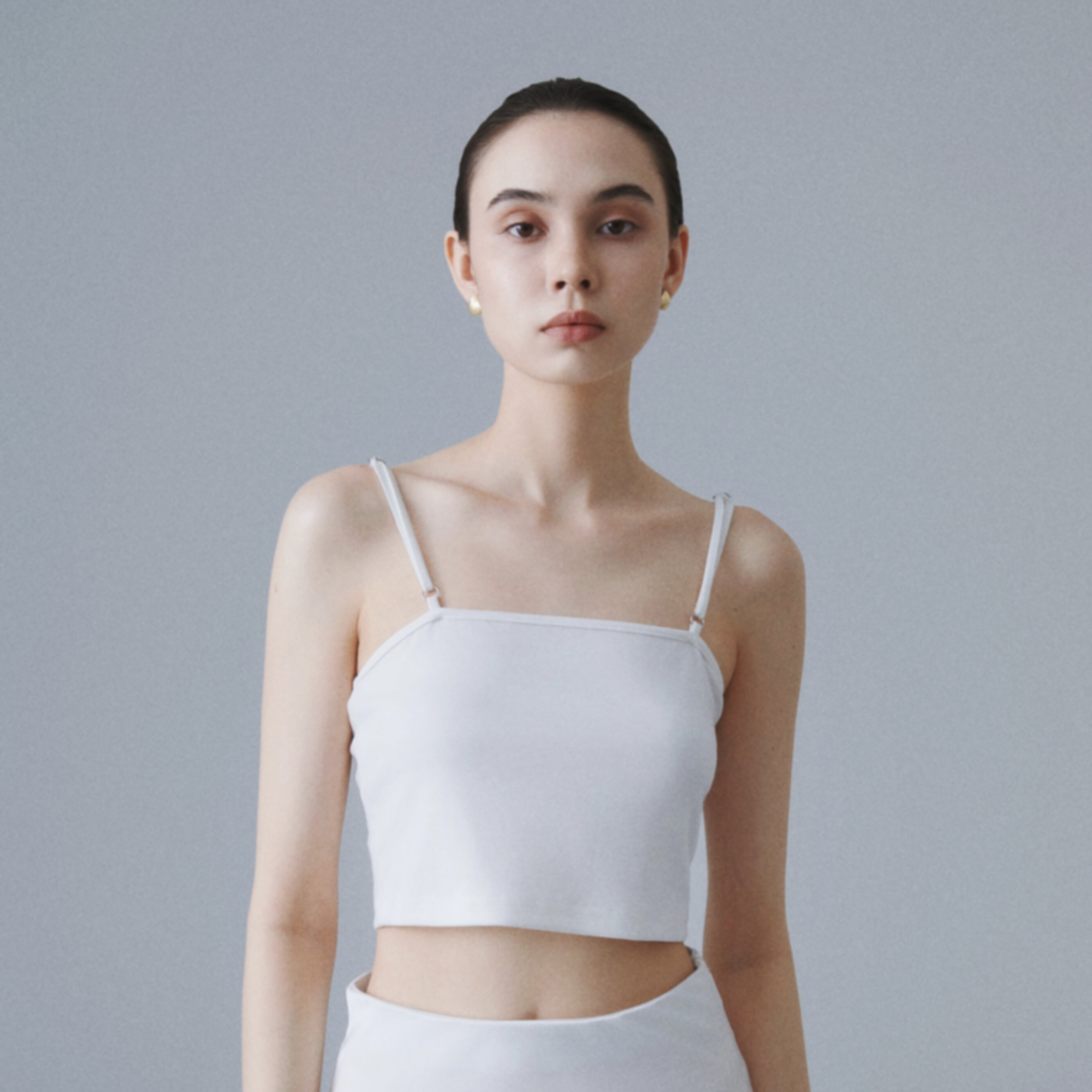 奥地利天丝莫代尔澳洲长绒棉极简短款可调节吊带