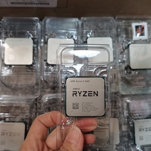 锐龙r53600cpu 机电脑全新散片AM4接口处理器游戏办公 AMD六核台式