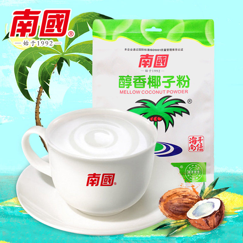 海南特产南国醇香椰子粉340g袋装椰汁椰奶正宗椰子奶茶官方旗舰店,咖啡/麦片/冲饮,椰子粉,淘宝优惠券,粉丝福利购,淘宝优惠卷