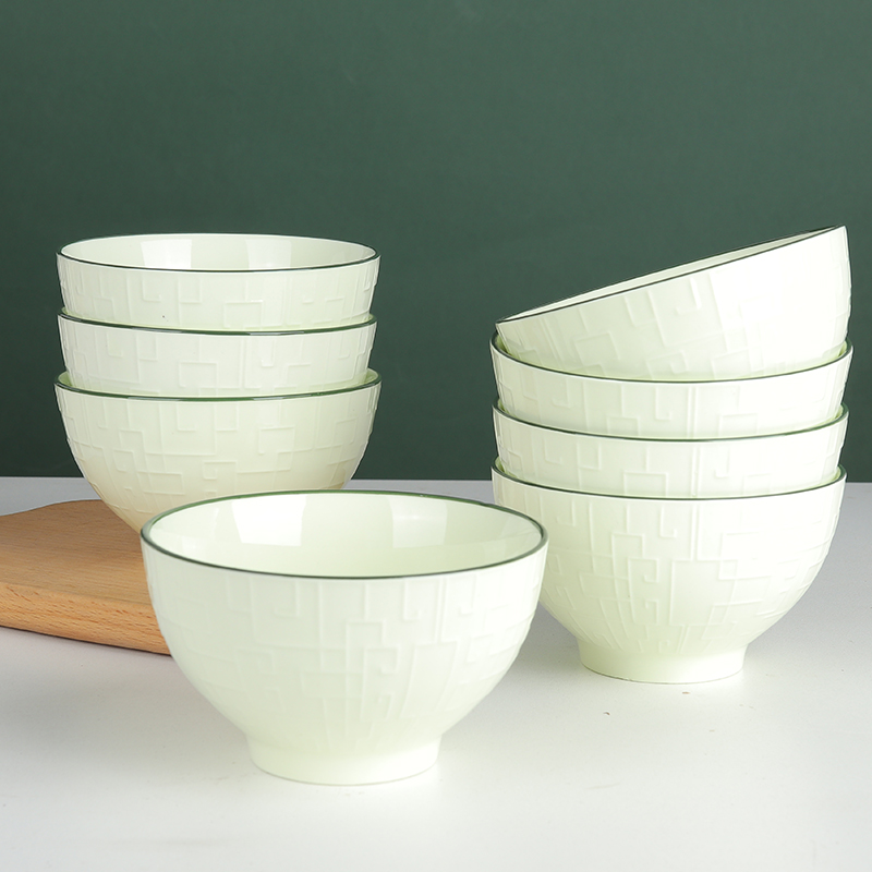 碗盘家用餐具套装宿舍学生泡面用新款日式大号耐高温单个陶瓷饭碗