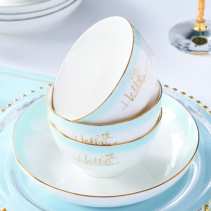 碗家用2023新款陶瓷饭碗单个小碗碟套装创意吃面碗汤碗餐具套装,餐饮具,碗,淘宝优惠券,粉丝福利购,淘宝优惠卷