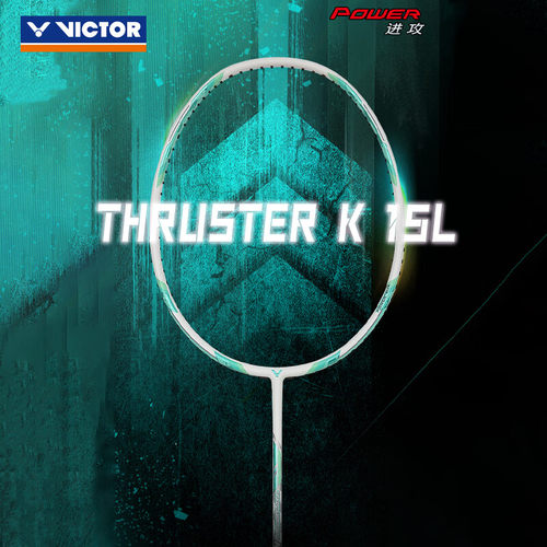 威克多（VICTOR）羽毛球拍全碳素突击TK-15L轻量高磅碳纤维单拍