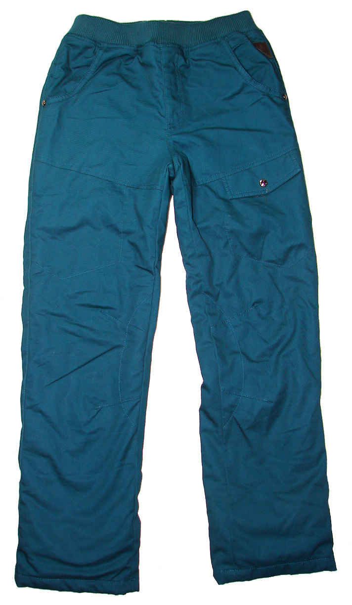 男童梭织秋冬中厚夹棉长裤