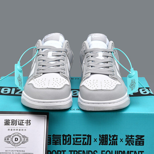 aj男鞋dunk白灰低帮板鞋运动鞋女