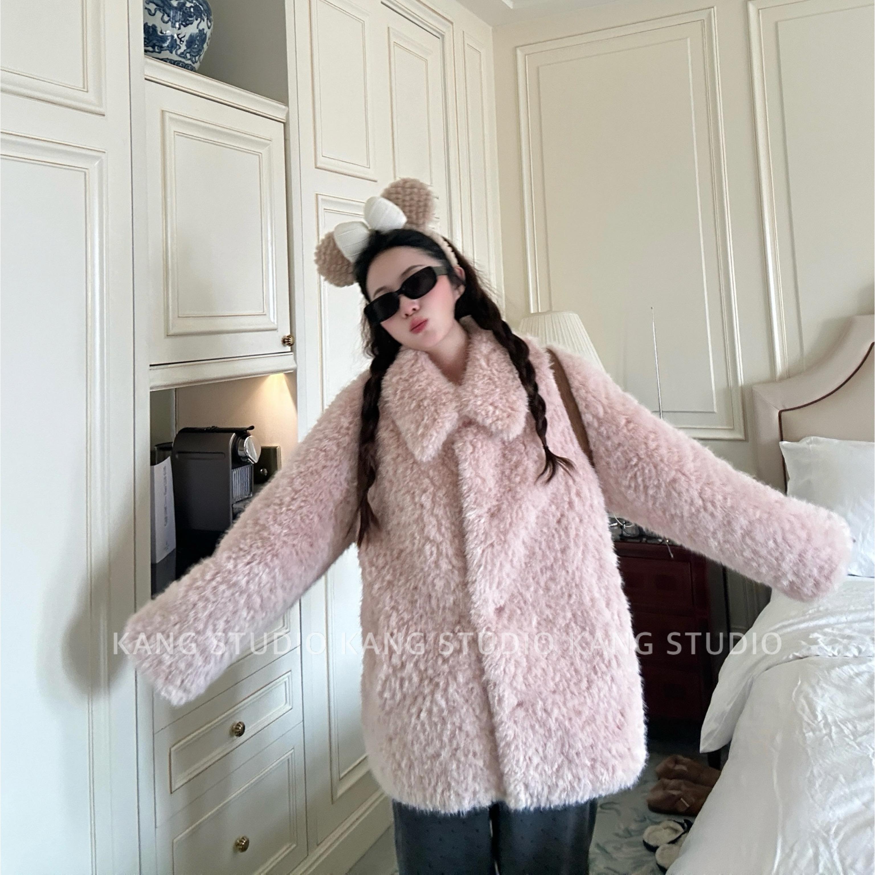 气质减龄环保皮草外套