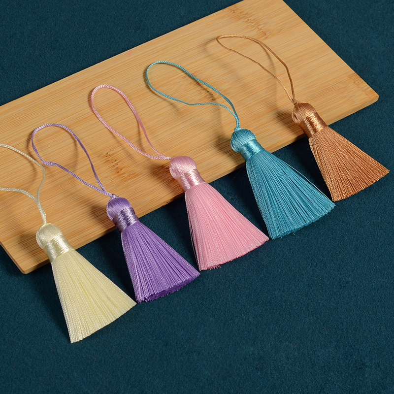 5CM闭口流苏穗子手工小短胖吊穗饰品服饰配件香包荷包U盘挂件配饰